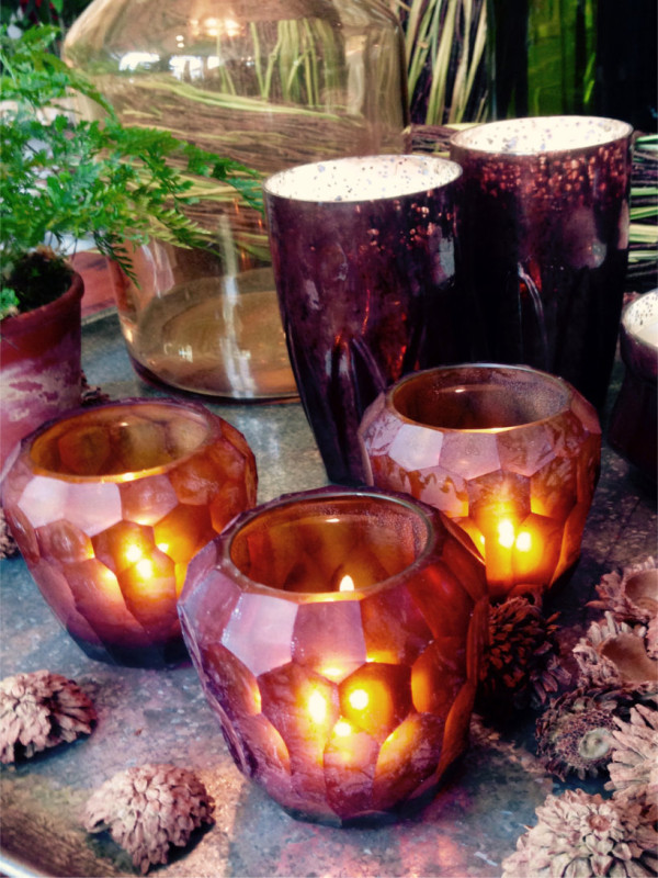 Glass Votives Candles - The Iron Grate